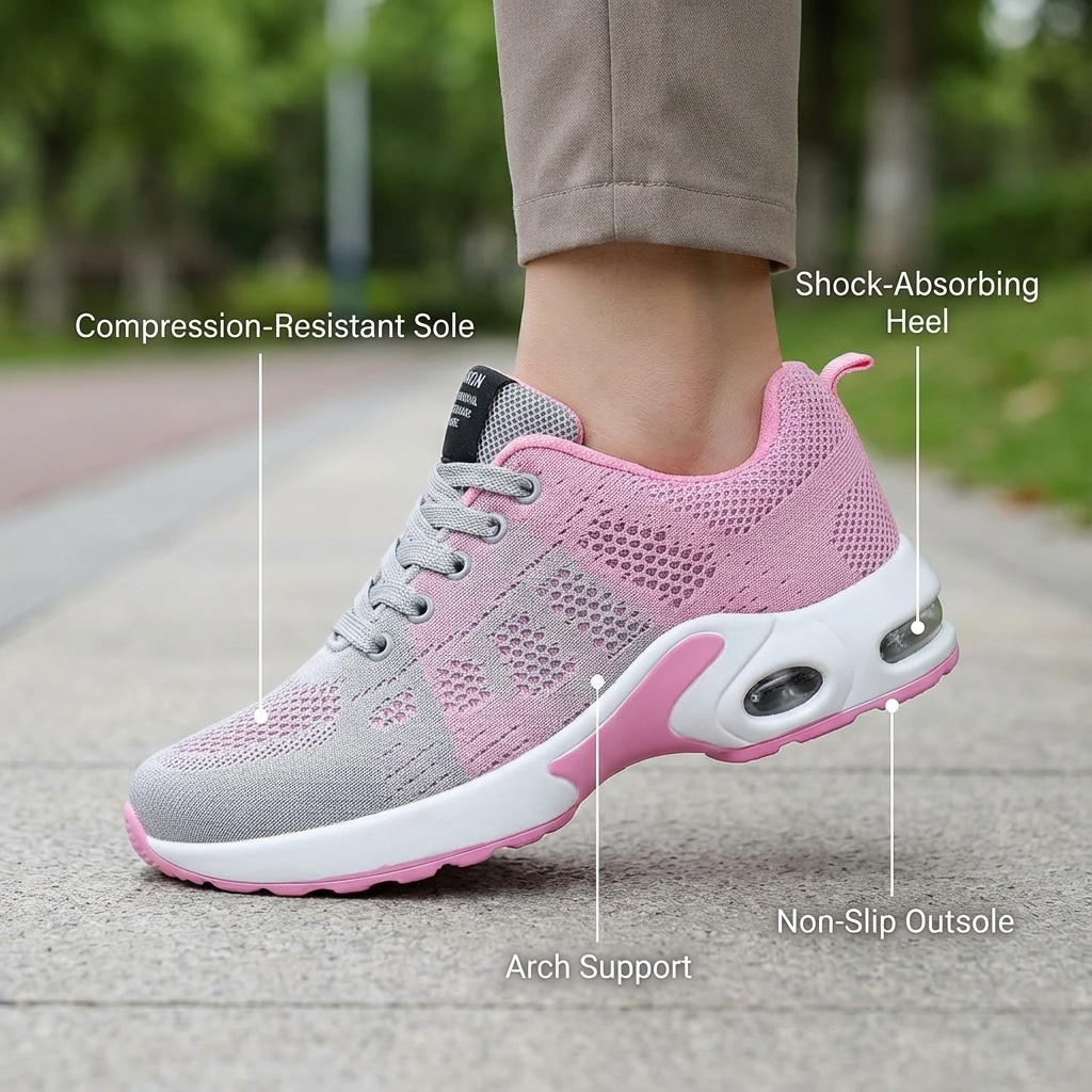 ILIYAH® AirStride Cushioned Ortho Walking Shoes for Women