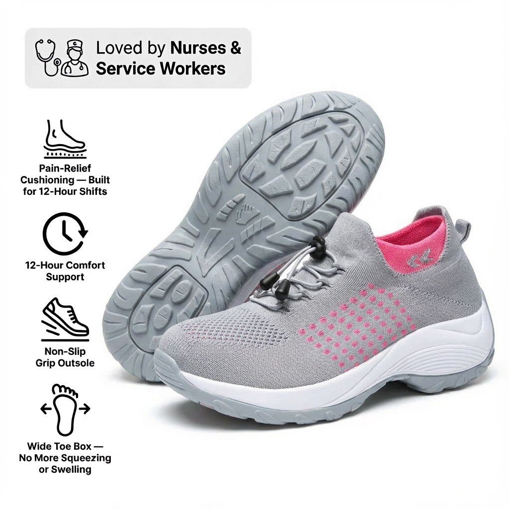ILIYAH® ShiftPro All-Day Ortho Support Walking Shoes for Women