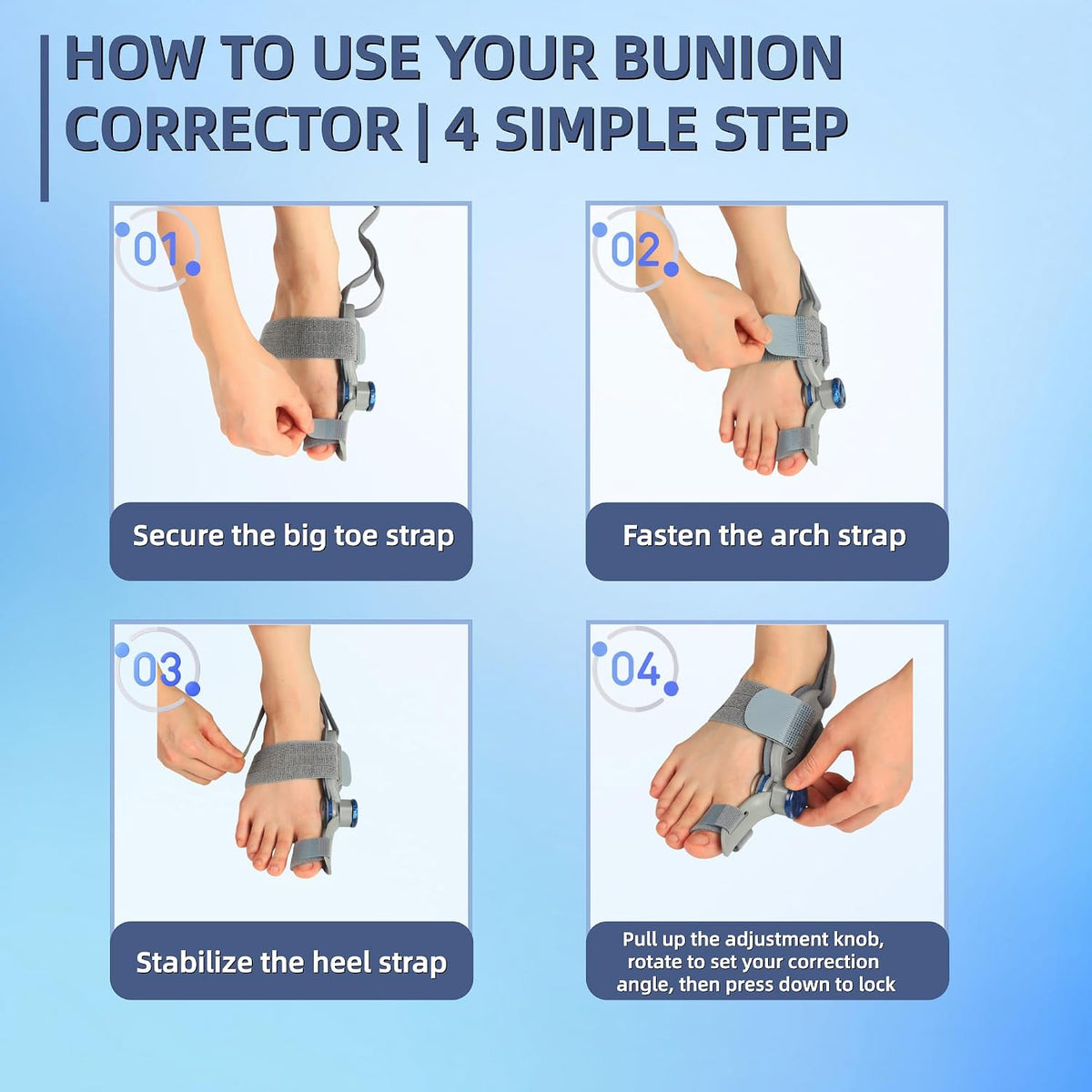 ILIYAH® Hallux Valgus Komfort-Set für Tag & Nacht