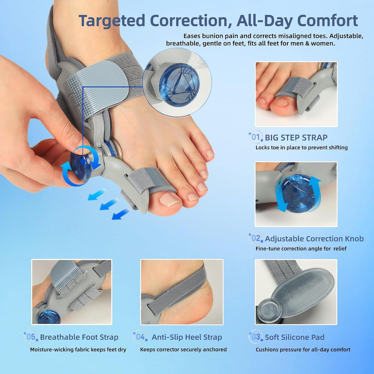 ILIYAH® Hallux Valgus Komfort-Set für Tag & Nacht