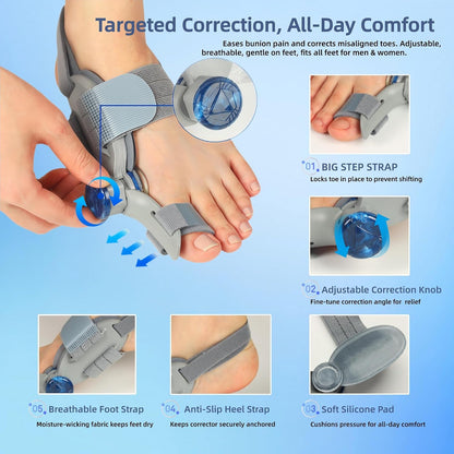 ILIYAH® Hallux Valgus Komfort-Set für Tag & Nacht