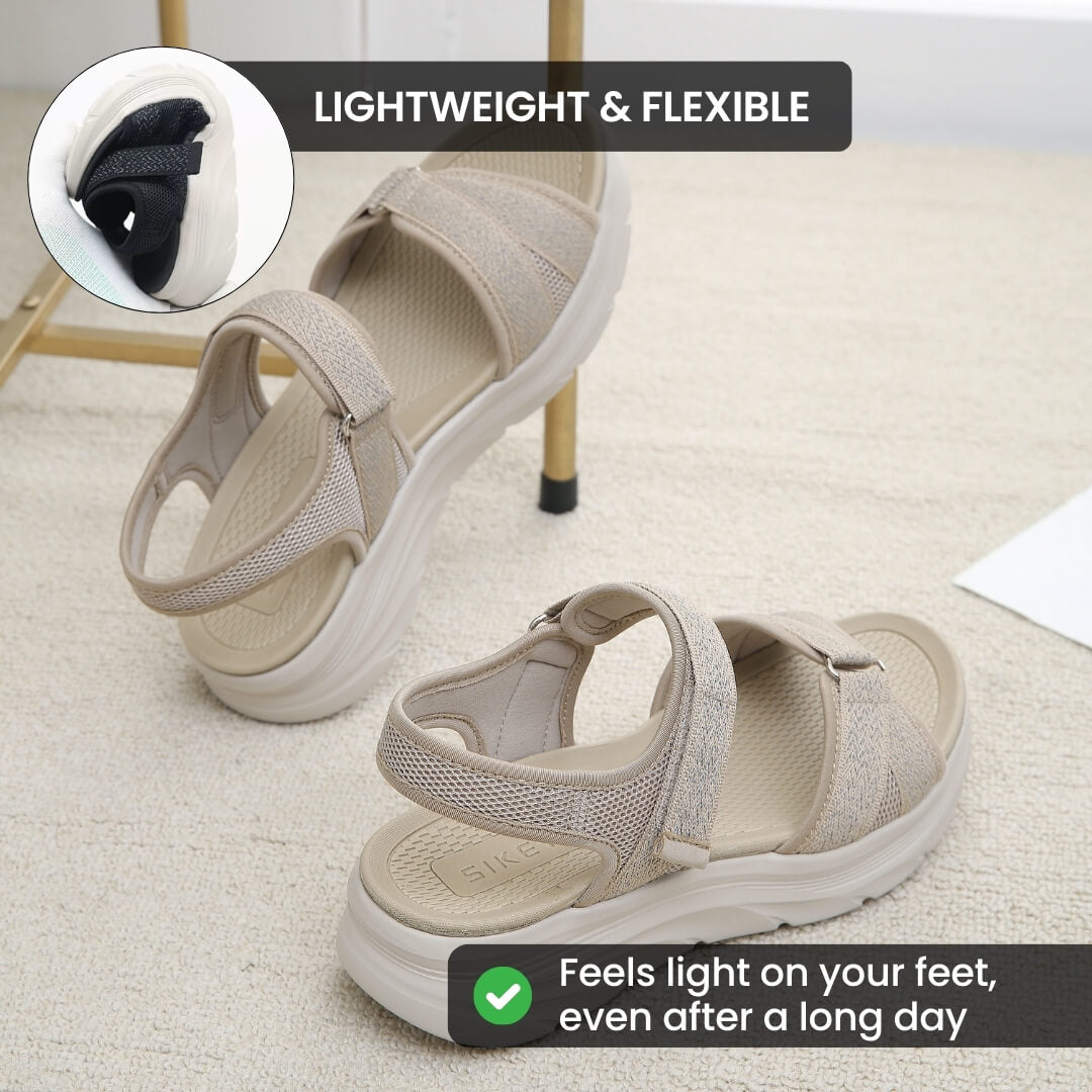Sandalias con puntera ancha y soporte para el arco para mujer ILIYAH® Clara