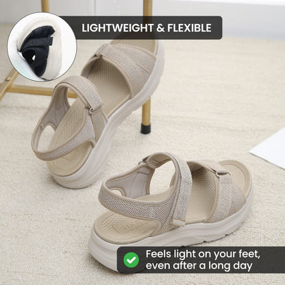 Sandalias con puntera ancha y soporte para el arco para mujer ILIYAH® Clara