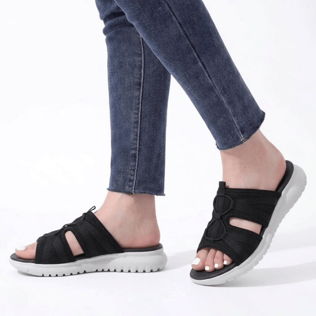 ILIYAH SoftStep Cushioned Comfort Slides for Women