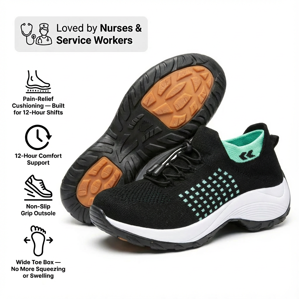 ILIYAH® ShiftPro All-Day Ortho Support Walking Shoes for Women