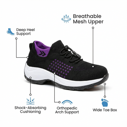 ILIYAH® ShiftPro All-Day Ortho Support Walking Shoes for Women