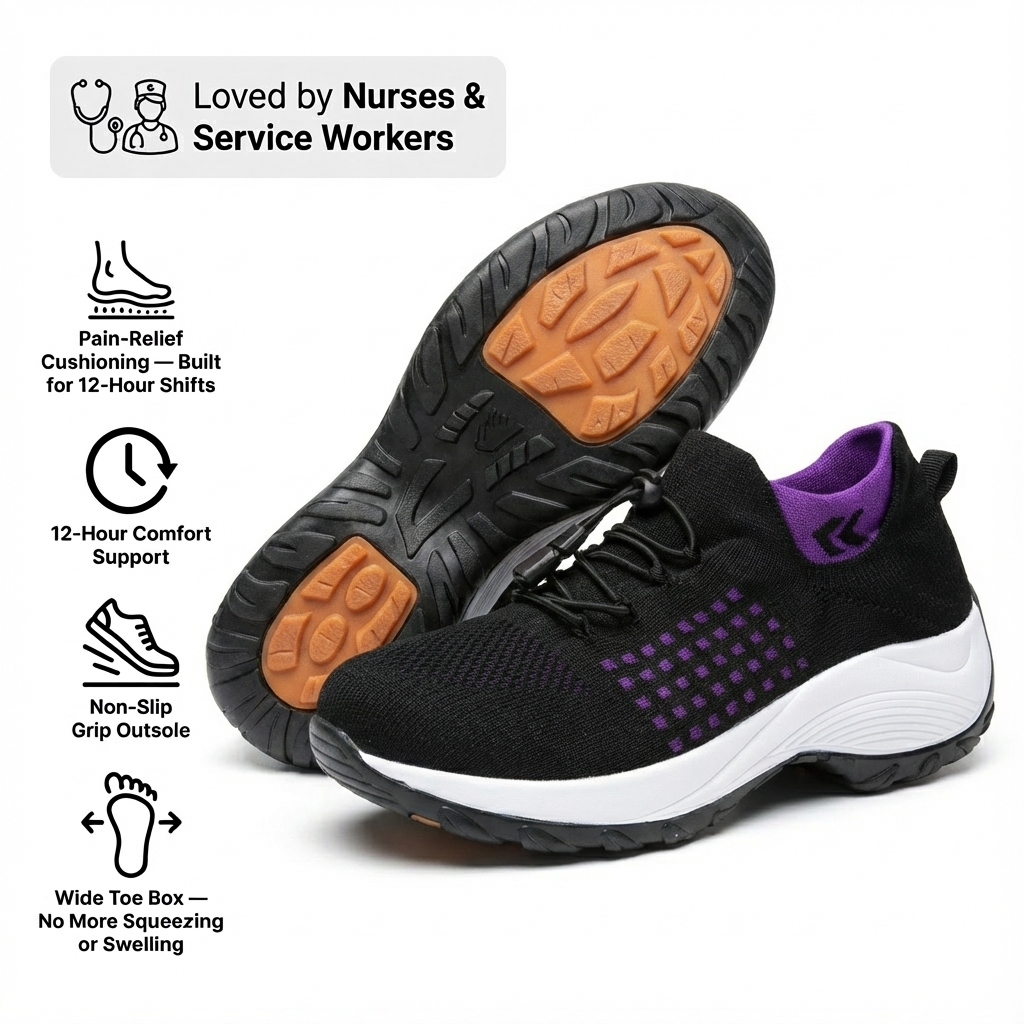 ILIYAH® ShiftPro All-Day Ortho Support Walking Shoes for Women