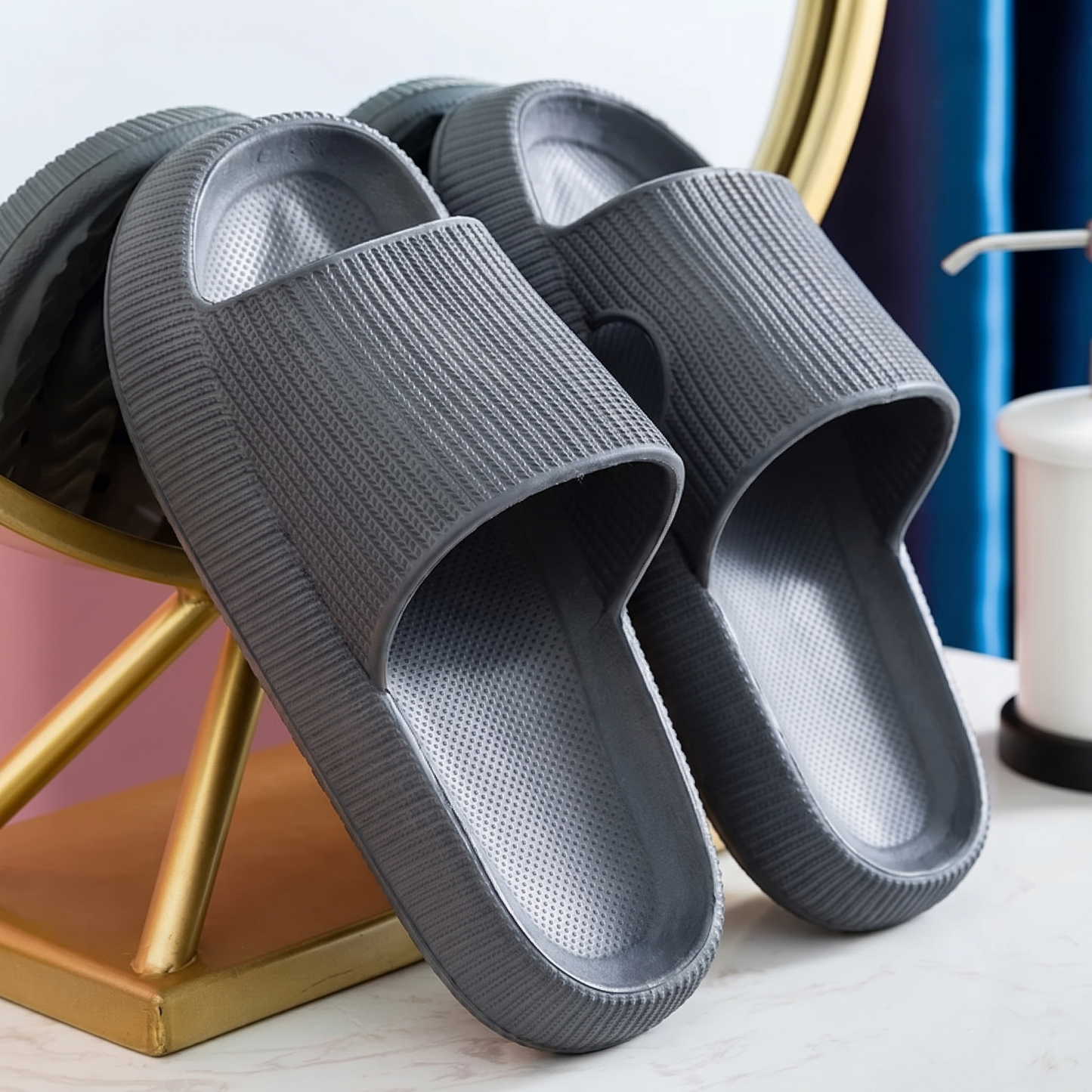 ILIYAH® Recovery Cloud Cushioned Recovery Slides
