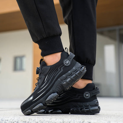 Zapatillas de trabajo con puntera de acero y cordones ajustables con dial ILIYAH®