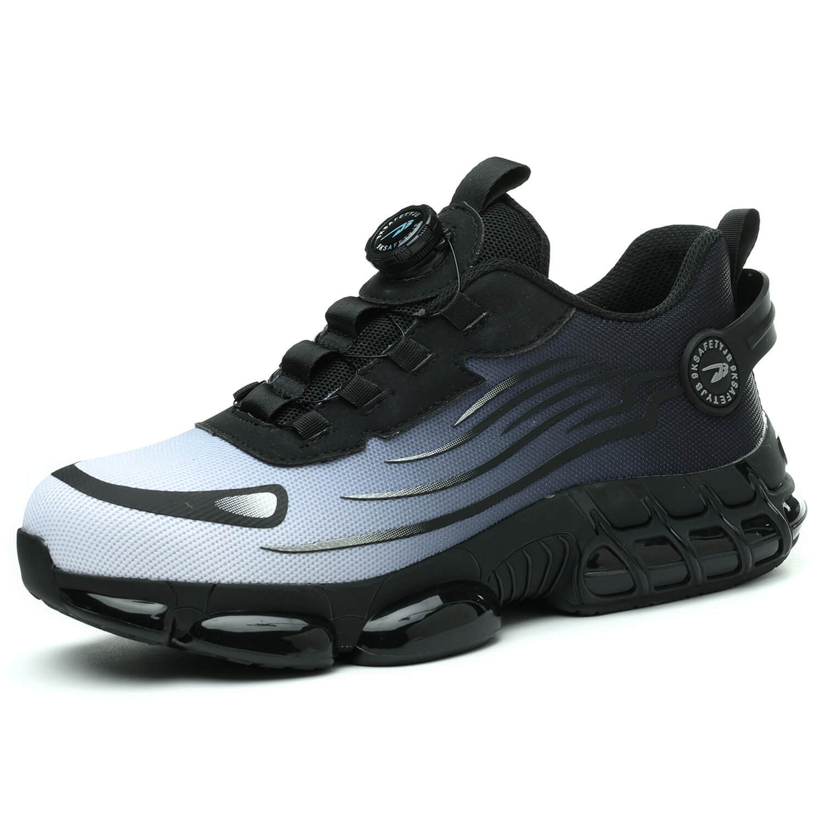 Zapatillas de trabajo con puntera de acero y cordones ajustables con dial ILIYAH®