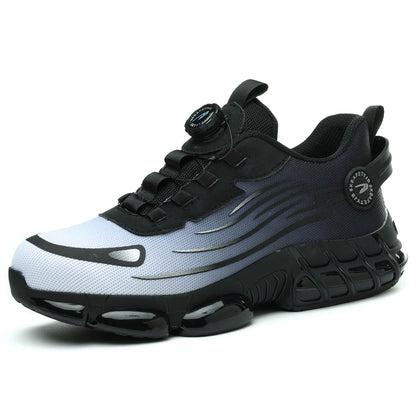 Zapatillas de trabajo con puntera de acero y cordones ajustables con dial ILIYAH®