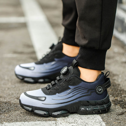 Zapatillas de trabajo con puntera de acero y cordones ajustables con dial ILIYAH®