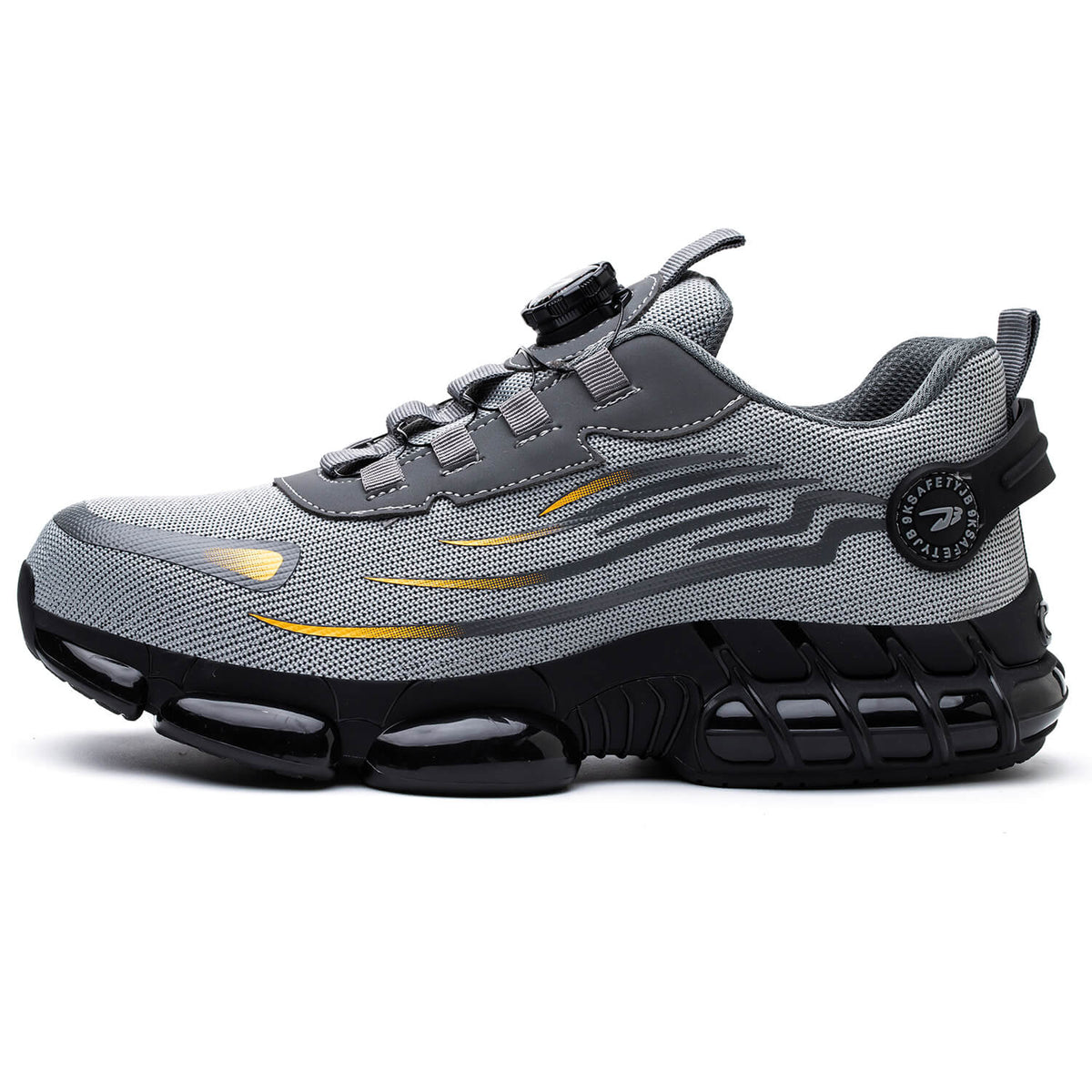 Zapatillas de trabajo con puntera de acero y cordones ajustables con dial ILIYAH®