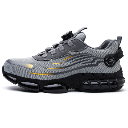 Zapatillas de trabajo con puntera de acero y cordones ajustables con dial ILIYAH®