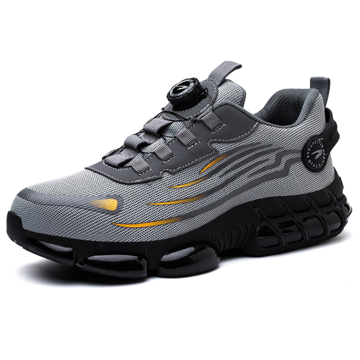 Zapatillas de trabajo con puntera de acero y cordones ajustables con dial ILIYAH®