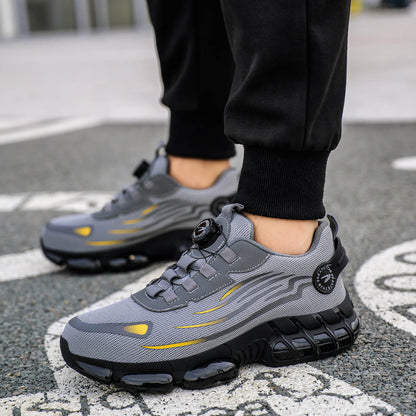 Zapatillas de trabajo con puntera de acero y cordones ajustables con dial ILIYAH®